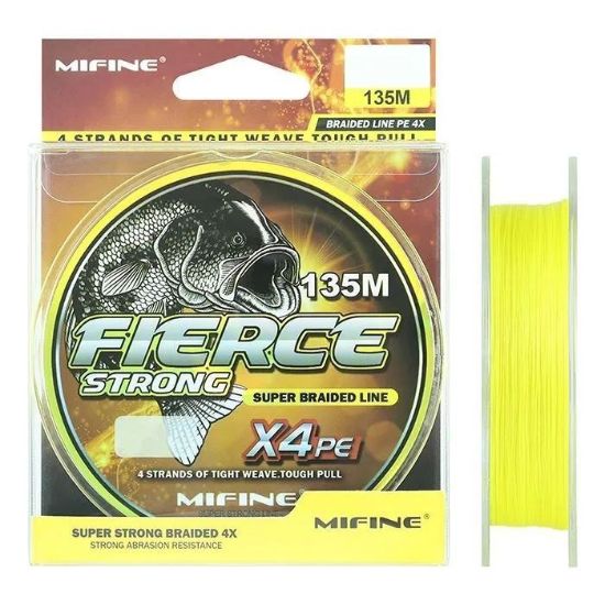 Изображение Плетеный шнур Mifine Fierce 4x 135 м