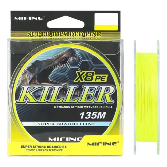 Изображение Плетеный шнур Mifine Killer 8x 135 м