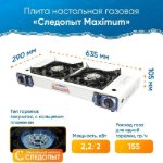Изображение Газовая плита Следопыт Maximum двойная