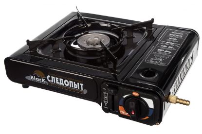 Изображение Газовая плита туристическая Следопыт Black с переходником