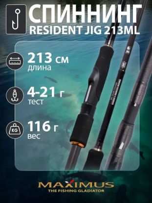 Изображение Спиннинг Maximus Resident Jig 2.13м 4-21г
