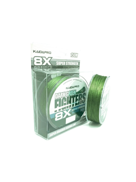Изображение Плетеный шнур 8x Kaida Fighters 150м 0.18мм