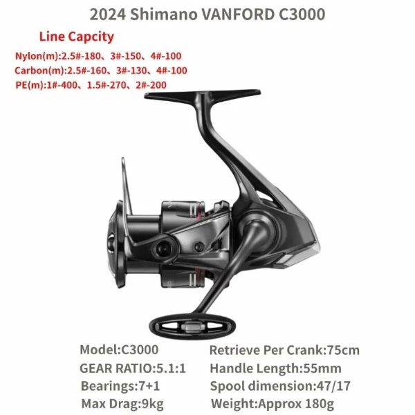 Изображение Катушка Shimano Vanford C3000