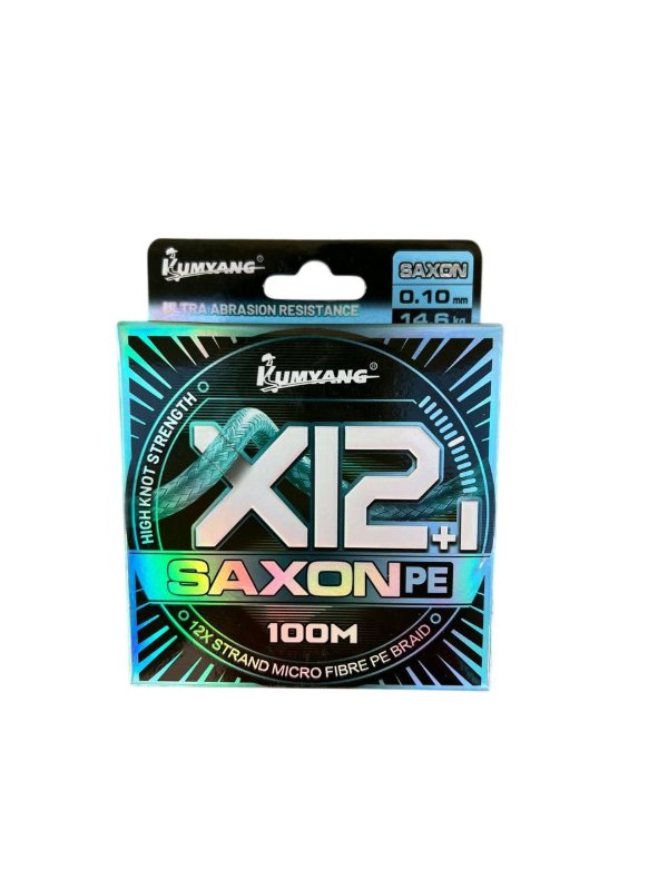 Изображение Плетеный шнур 12+1x Kumyang Saxon 100м 0.10мм