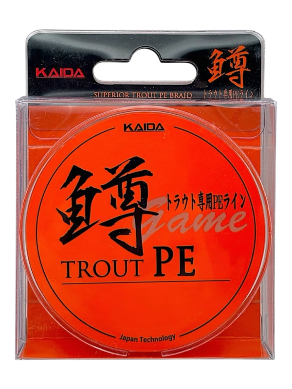 Изображение Плетеный шнур 4x Kaida Trout PE 150м 0.045мм
