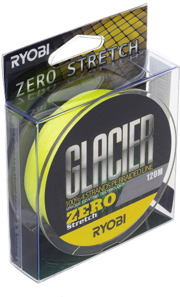 Изображение Плетеный шнур 4x Ryobi Glacier 120м 0.148мм