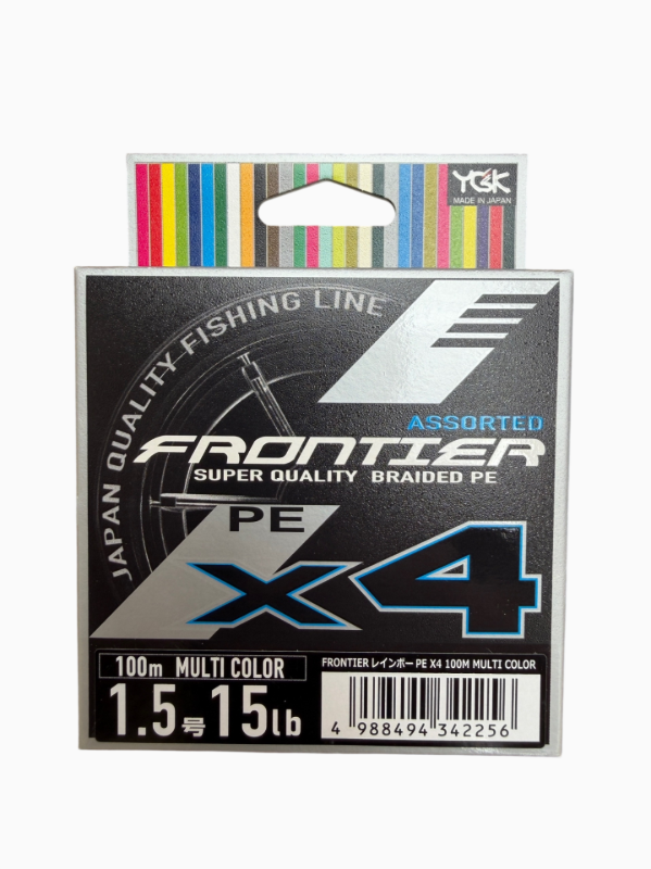 Изображение Плетеный шнур 4x YGK Frontier 100м 1.2PE