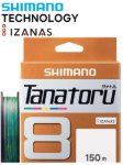 Изображение Плетеный шнур 8x Shimano Tanatoru 150м 0.8PE Multicolor
