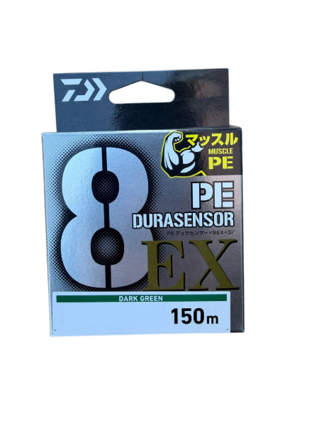 Изображение Плетеный шнур Daiwa Durasensor EX 150м 0.6PE Dark Green