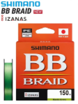 Изображение Плетеный шнур Shimano BB BRAID 150м 1.2PE Mantis Green