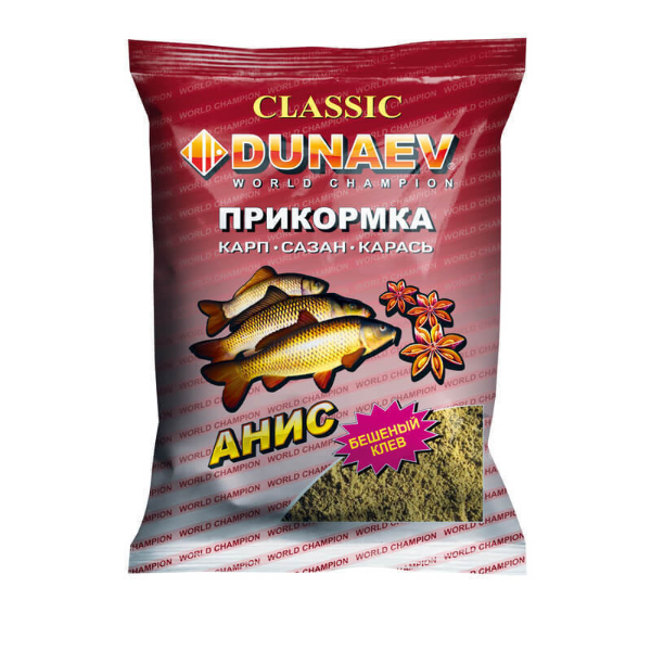 Изображение Прикормка DUNAEV КЛАССИКА 0.9кг Карп Анис