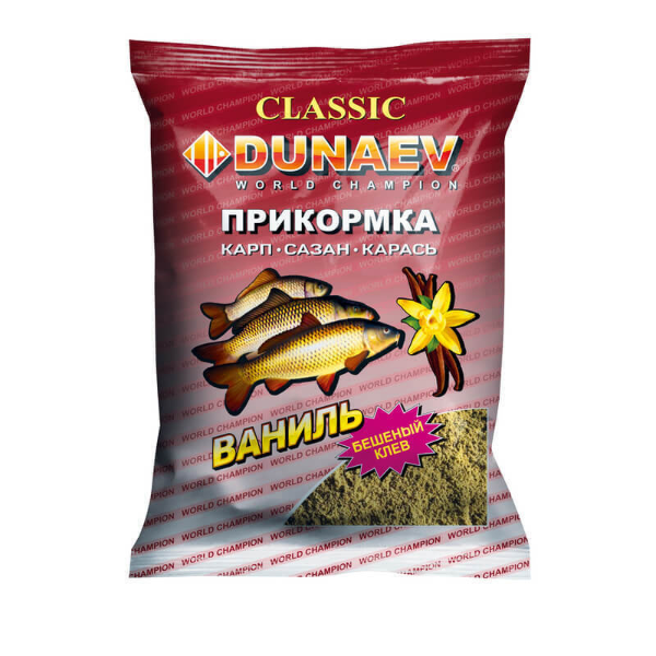 Изображение Прикормка DUNAEV КЛАССИКА 0.9кг Карп Ваниль