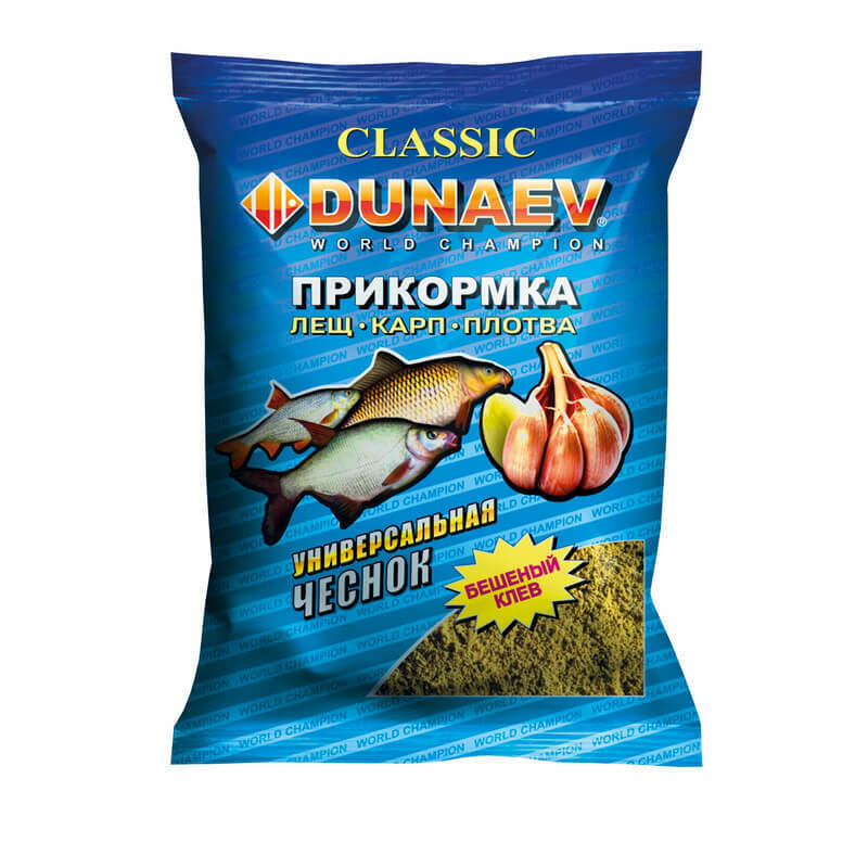 Изображение Прикормка DUNAEV КЛАССИКА 0.9кг Универсальная Чеснок