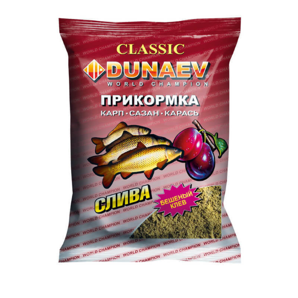 Изображение Прикормка DUNAEV КЛАССИКА 0.9кг Карп Слива