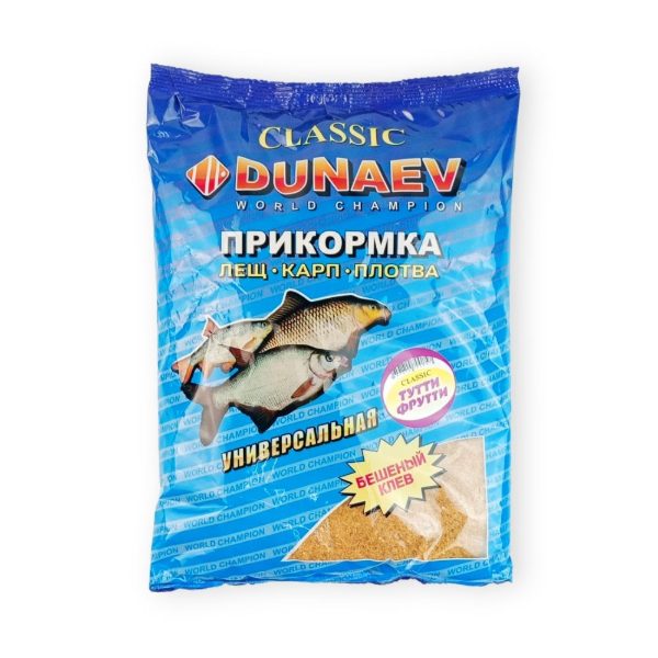 Изображение Прикормка DUNAEV КЛАССИКА 0.9кг Универсальная Тутти-Фрутти