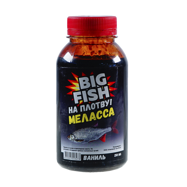 Изображение Меласса Big Fish 250мл Ваниль