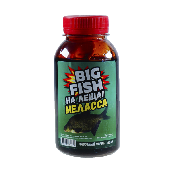 Изображение Меласса Big Fish 250мл Навозный червь