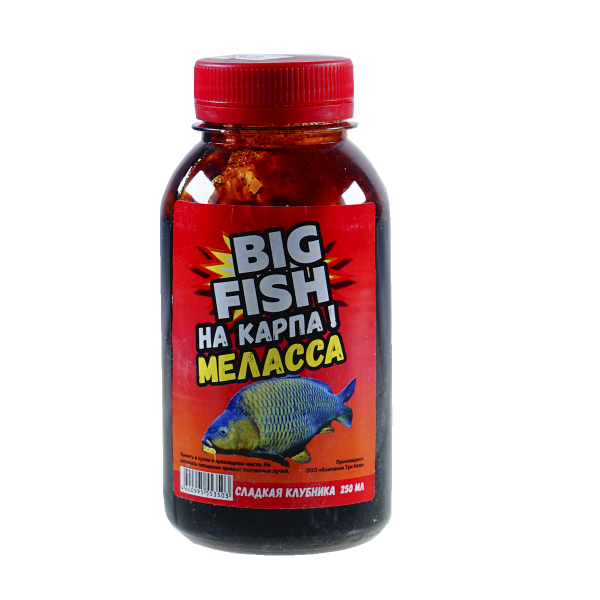 Изображение Меласса Big Fish 250мл Сладкая клубника