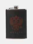 Изображение Фляга металлическая Герб России 266мл 9oz